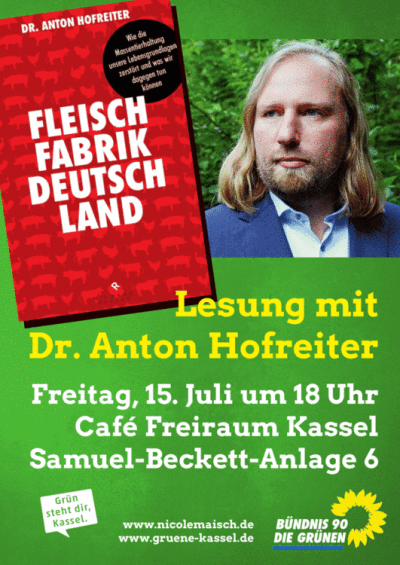 Lesung mit Dr. Anton Hofreiter