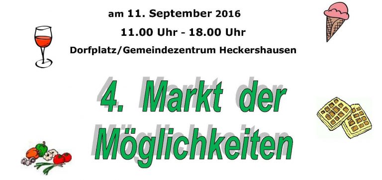 Markt der Möglichkeiten am 11. September in Ahnatal-Heckershausen