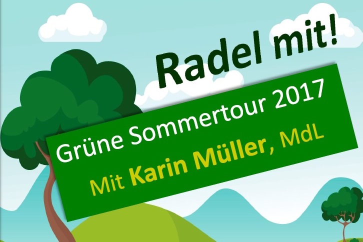 Müller (GRÜNE): 07. bis 09. August: Mitreden und Mitradeln –  Karin Müller auf Sommertour durch den Landkreis Kassel